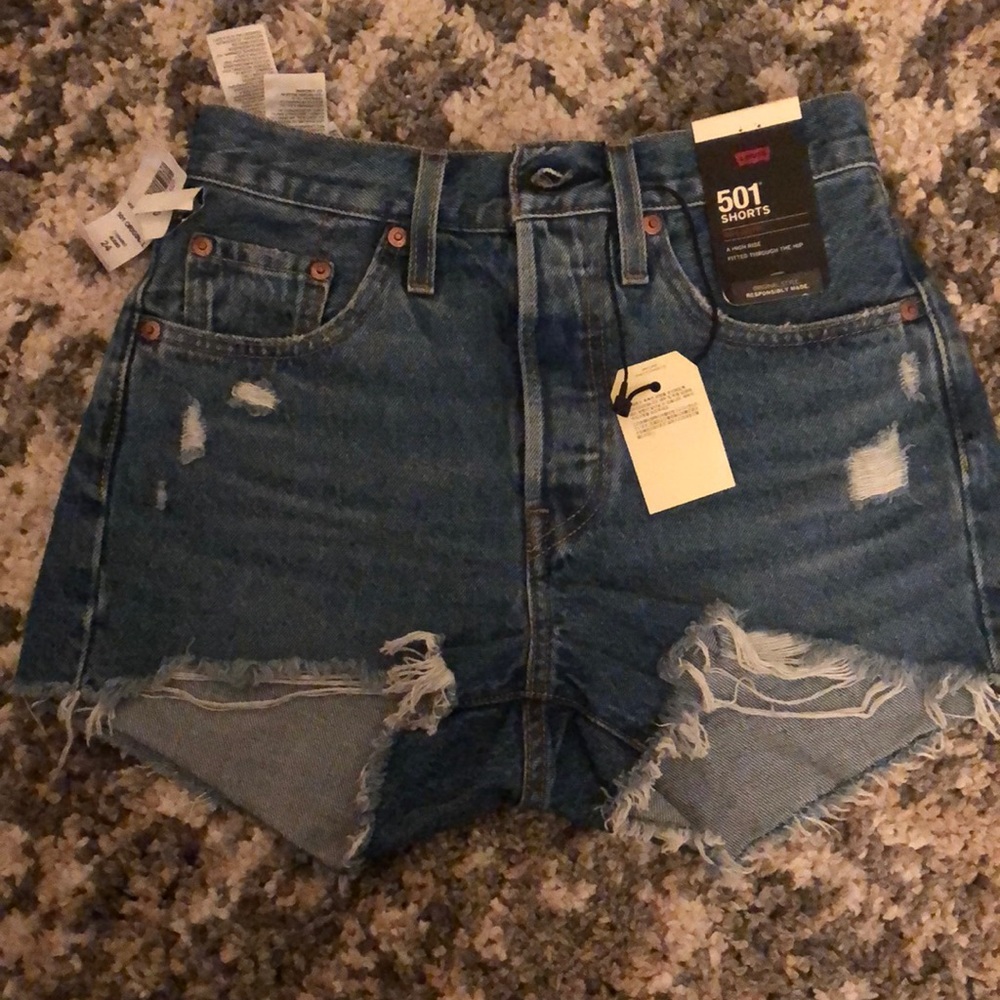 Levi shorts.